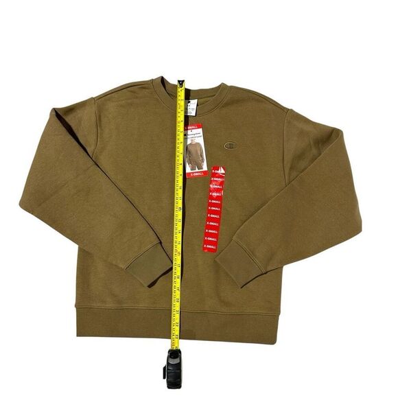 Champion Women's Fleece Sweatshirt Midway Brown Size XS - Picture 4 of 8